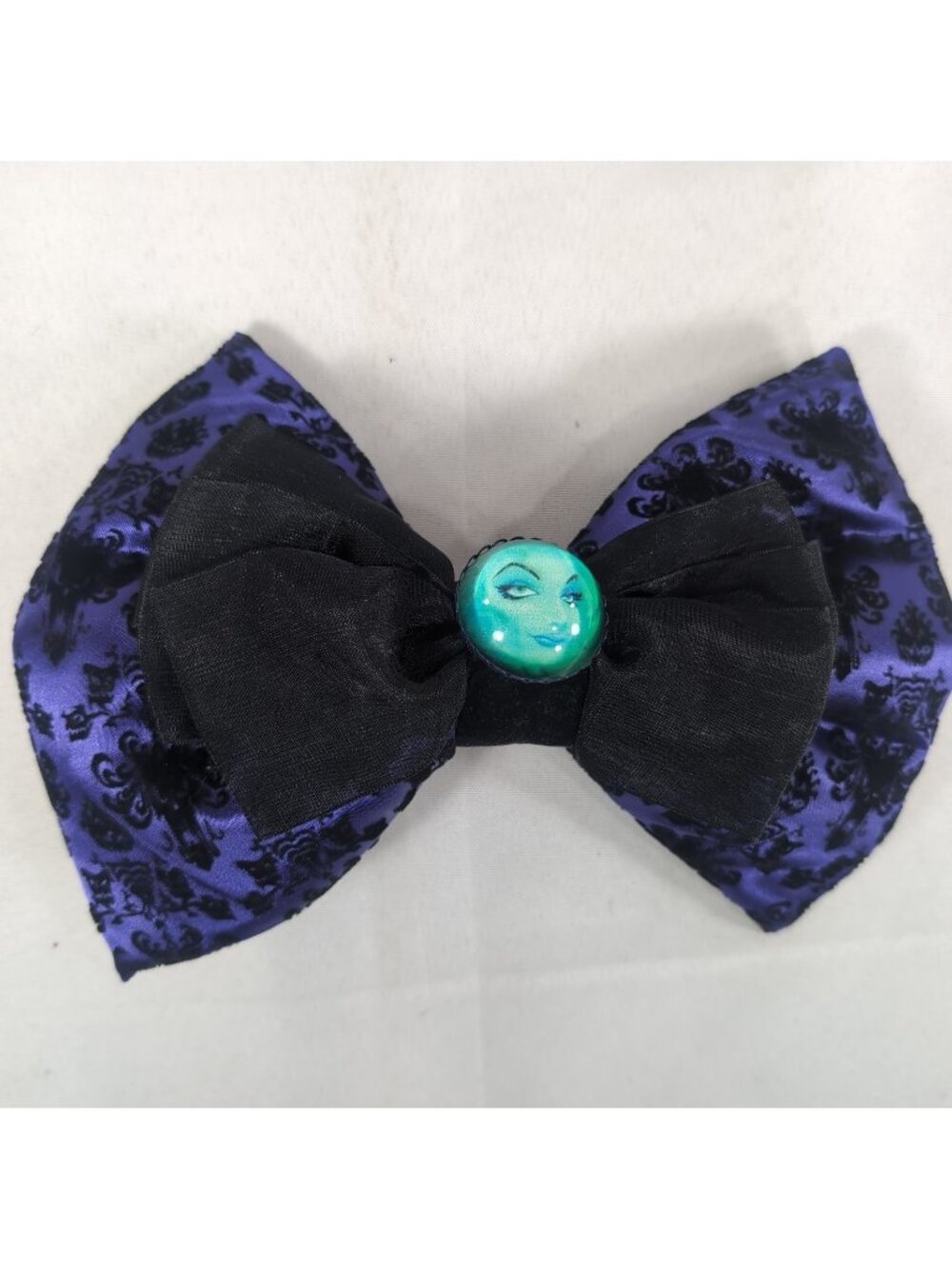 Disney Parks Haunted Mansion Bow Madame Leota Interchangeable Minnie Ears Swap